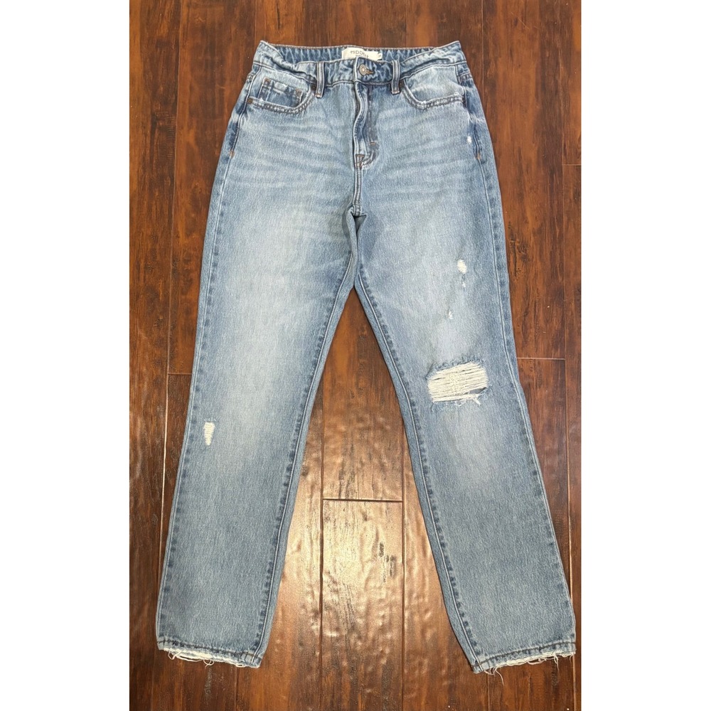 EUC Hidden Jeans SIZE 25 Straight Leg Women Light Wash Blue